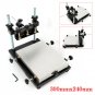 Manual solder paste printer,PCB SMT stencil printer S size 300x240mm 30° Rotated