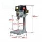 340W Mini Drill Press Bench Drilling Machine Variable Speed Chuck Wood 1-10MM US