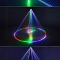 2PCS 1W RGB DMX Full Color 3D Animation Laser Light DJ Stage Effect 1000mW 1Watt