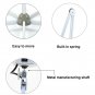 5x Diopter LED Magnifying Floor Stand Lamp Glass Lens Facial Magnifier 5 Wheel