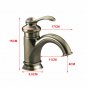 Brushed Nickel Bathroom Basin Faucet Single Handle/Hole Sink Vanity Mixer Taps