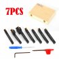 New Lathe SET 7pcs Turning Chisel 8mm Turning Steel Clamping Holder Turning Tool