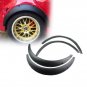 2 Pair Auto Car Universal Black Fender Flares Polyurethane Flexible Free Ship