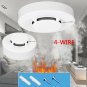 9-35V DC 4-Wire Smoke Detector for security w/ Mounting Base SMT Design US Stock