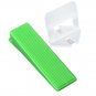 300 Clips + 100 Wadge Tile Leveling System Wall Flooring Flat Tiling Tool Device