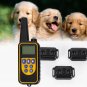 Shock Dog Training Collar Rechargeable Remote Control with Test Bulb Nylon Belt.