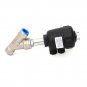 Stainless Steel BSP Single-Acting Actuated Angle Seat Valve DN15 PN25 Sanitary