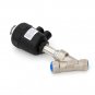 Stainless Steel BSP Single-Acting Actuated Angle Seat Valve DN15 PN25 Sanitary