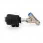 Stainless Steel BSP Single-Acting Actuated Angle Seat Valve DN15 PN25 Sanitary