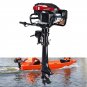 7 HP 4-Stroke Transom Mount Outboard Motor ENGINE Air Cooling for Boat HANGKAI