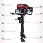 7 HP 4-Stroke Transom Mount Outboard Motor ENGINE Air Cooling for Boat HANGKAI