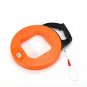 98.4FT Fiberglass Fish Tape Puller Conduit Ducting Rodder Pulling Wire Cable 4mm