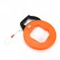 98.4FT Fiberglass Fish Tape Puller Conduit Ducting Rodder Pulling Wire Cable 4mm
