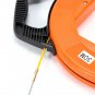 98.4FT Fiberglass Fish Tape Puller Conduit Ducting Rodder Pulling Wire Cable 4mm