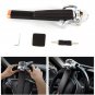 Universal Vehicle Steering Wheel Lock Anti-theft Three-direction Airbag Black