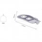 5set 100W LED Road Street Industrial Floodlight Outdoor Garden Lamp AC85-265V US