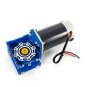 DC12V 200kg.cm 90W Low Speed High Torque Worm Gear Reducer Motor Shaft Dia 18mm