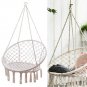 Macrame Hammock Swing Chair Seat Home Garden Patio Hammocks Hanging Cotton Rope