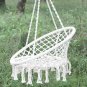Macrame Hammock Swing Chair Seat Home Garden Patio Hammocks Hanging Cotton Rope