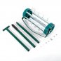 Rolling Lawn Scarifier Aerator Roller Spike Tool Rolling Garden Yard Grass US