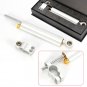 Universal Motorcycle CNC Adjustable Steering Damper Safety Stabilizer Part 320MM