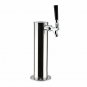 Single Tap Draft Beer Beverage Tower 3" Stainless Steel 1 Faucet Homebrew 13" US