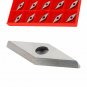 Carbide Inserts Turning Tool diamond shaped blade for woodworking 10pcs/ set US