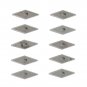 Carbide Inserts Turning Tool diamond shaped blade for woodworking 10pcs/ set US