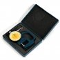 Round Clear Dial 0-10mm Blue Teal Handheld Thickness Gauge 18*16*2.8cm 0.01mm US