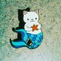 Adorable "Purrmaid" Mermaid Cat Enamel Pin
