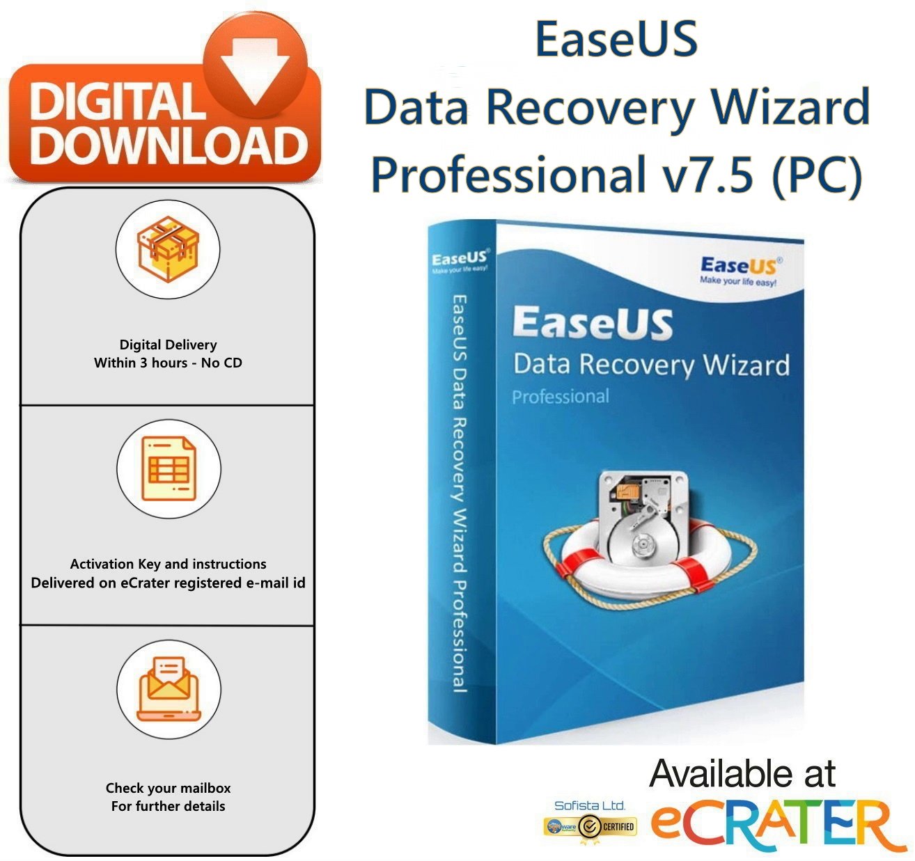 Easeus Data Recovery Wizard Professional 7.5 Download