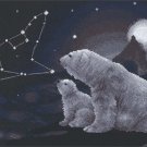 Cross stitch pattern PDF Bear, polar bear xstitch