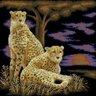 Cross stitch pattern PDF cheetah, animals xstitch