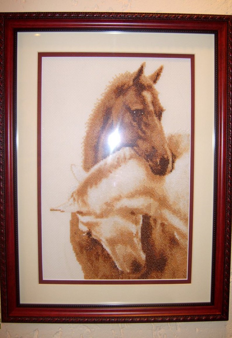 Cross stitch pattern PDF animals, horse xstitch