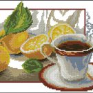 Cross stitch pattern PDF tea, PDF for kitchen xstitch
