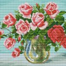 Cross stitch pattern PDF roses, flowers xstitch