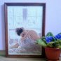 Cross stitch pattern PDF Early, woman xstitch