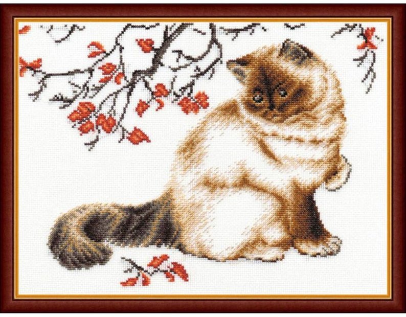 Cross stitch pattern PDF Cat, animals xstitch