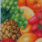 Cross stitch pattern PDF fruits, for kitchen xstitch