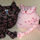 cat sewing pattern, cat soft toy pattern, pattern cats,