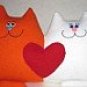 cat sewing pattern, cat soft toy pattern, pattern cats,