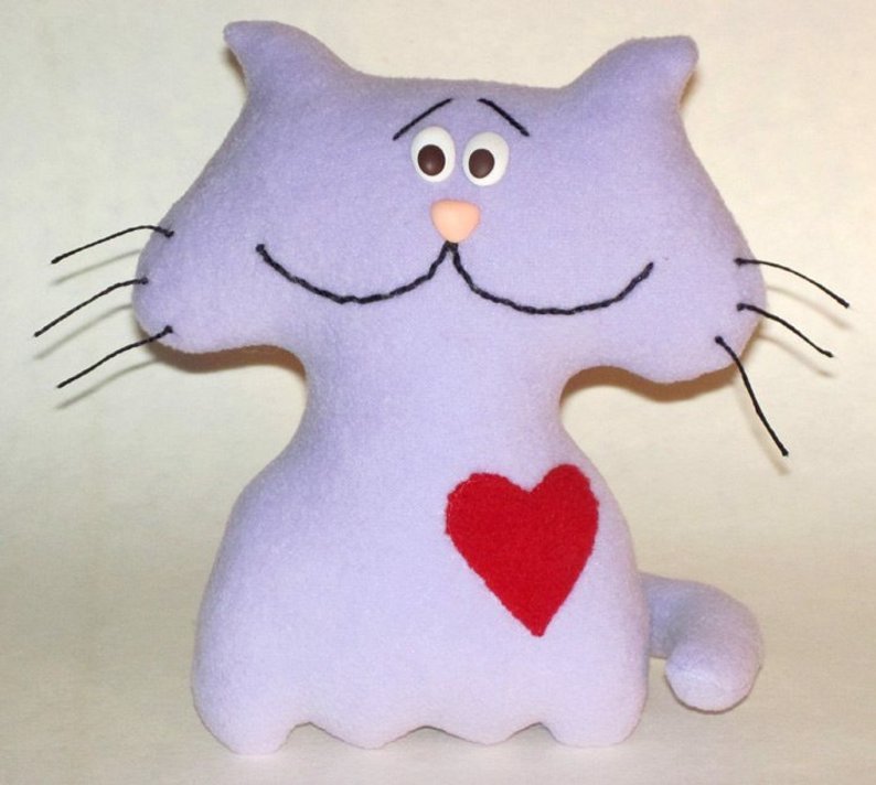 cat sewing pattern, cat soft toy pattern, pattern cats,