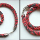 Bead Crochet Necklace Pattern, pattern for bead crochet necklace