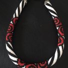 Bead Crochet Necklace Pattern, pattern for bead crochet necklace