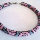 Bead Crochet Necklace Pattern, pattern for bead crochet necklace
