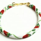 Bead Crochet Necklace Pattern, pattern for bead crochet necklace