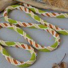 Bead Crochet Necklace Pattern, pattern for bead crochet necklace