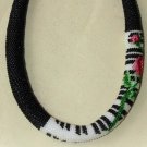 Bead Crochet Necklace Pattern, pattern for bead crochet necklace