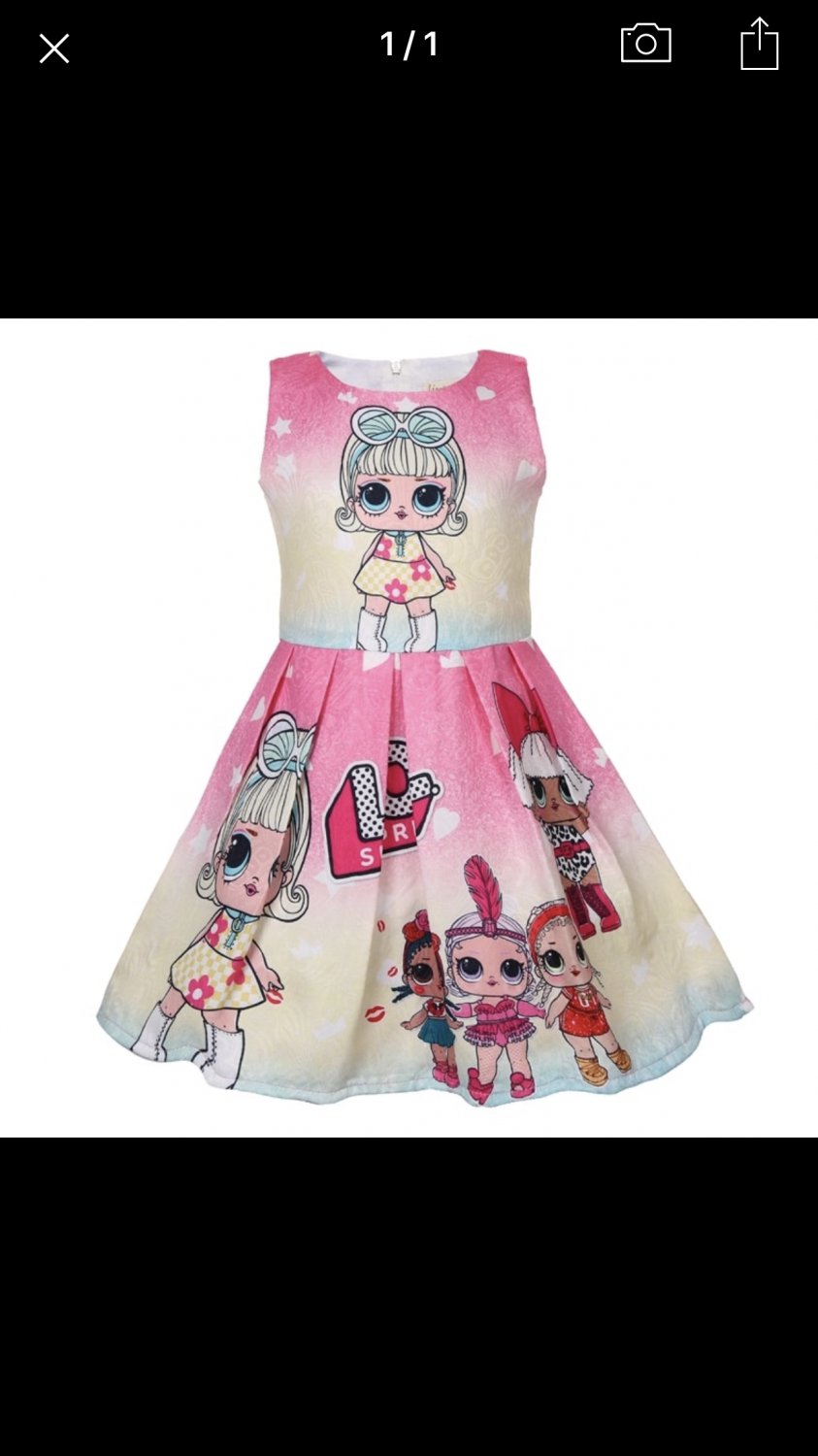 lol doll girls dress