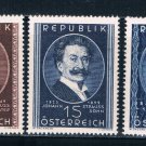 Austria 560-62 MNH set Composers 1949 CV 35.25 (A0242)+